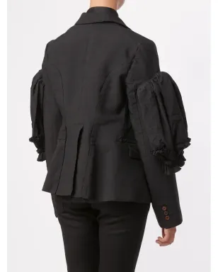 Comme Des Garçons ラッフルスリーブブレザー - サムネイル4
