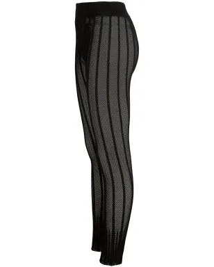 Issey Miyake ストライプメッシュレギンス - サムネイル2