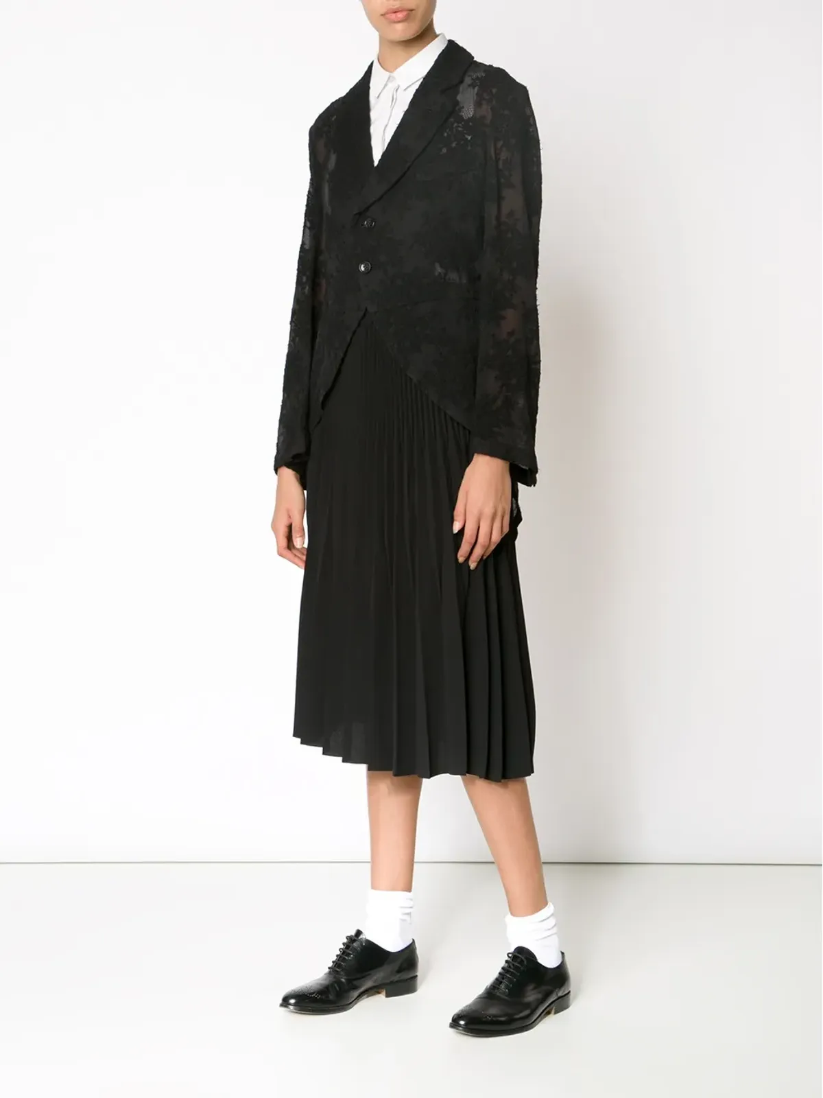 Comme Des Garçons レースブレザー - 画像2
