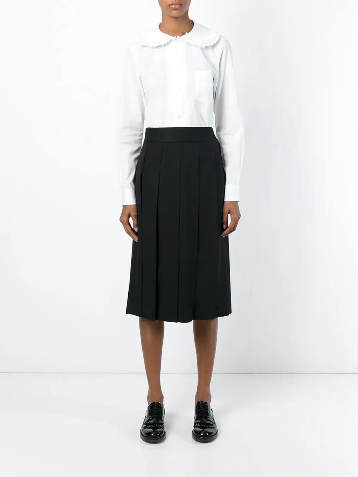 Comme Des Garçons Girl ナイフプリーツミディスカート - 画像2