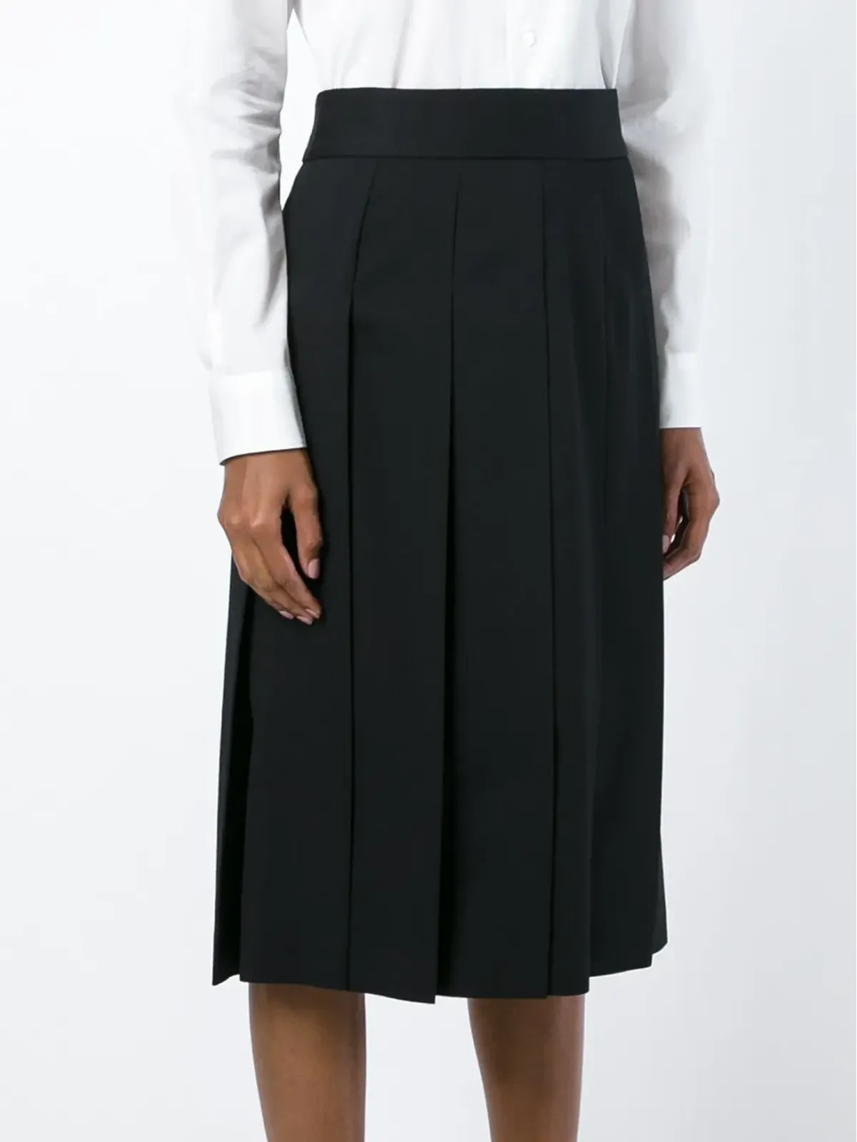 Comme Des Garçons Girl ナイフプリーツミディスカート - 画像3