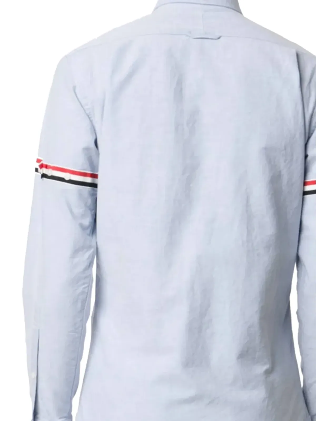 Thom Browne グログランアームバンド コットン シャツ - Blue - 画像2