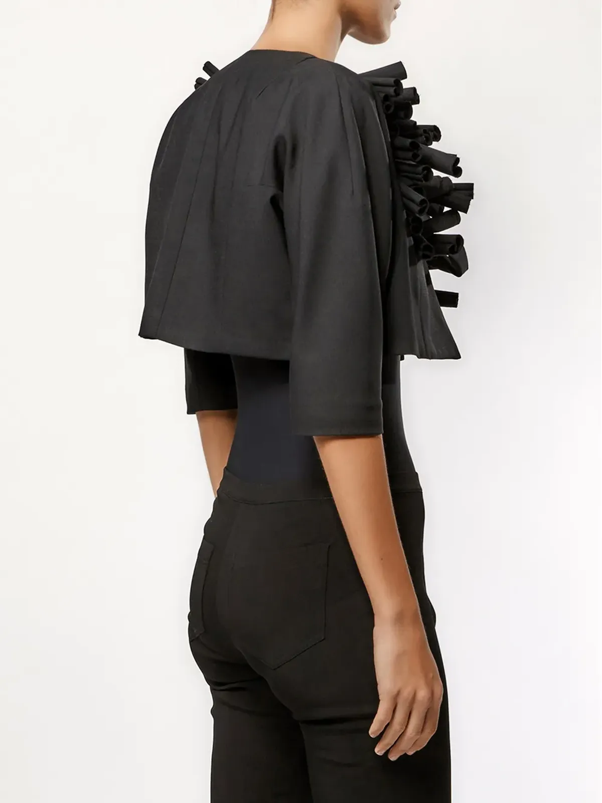 Comme Des Garçons クロップドジャケット - 画像3