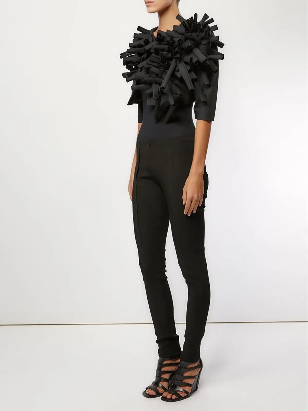 Comme Des Garçons クロップドジャケット - 画像4