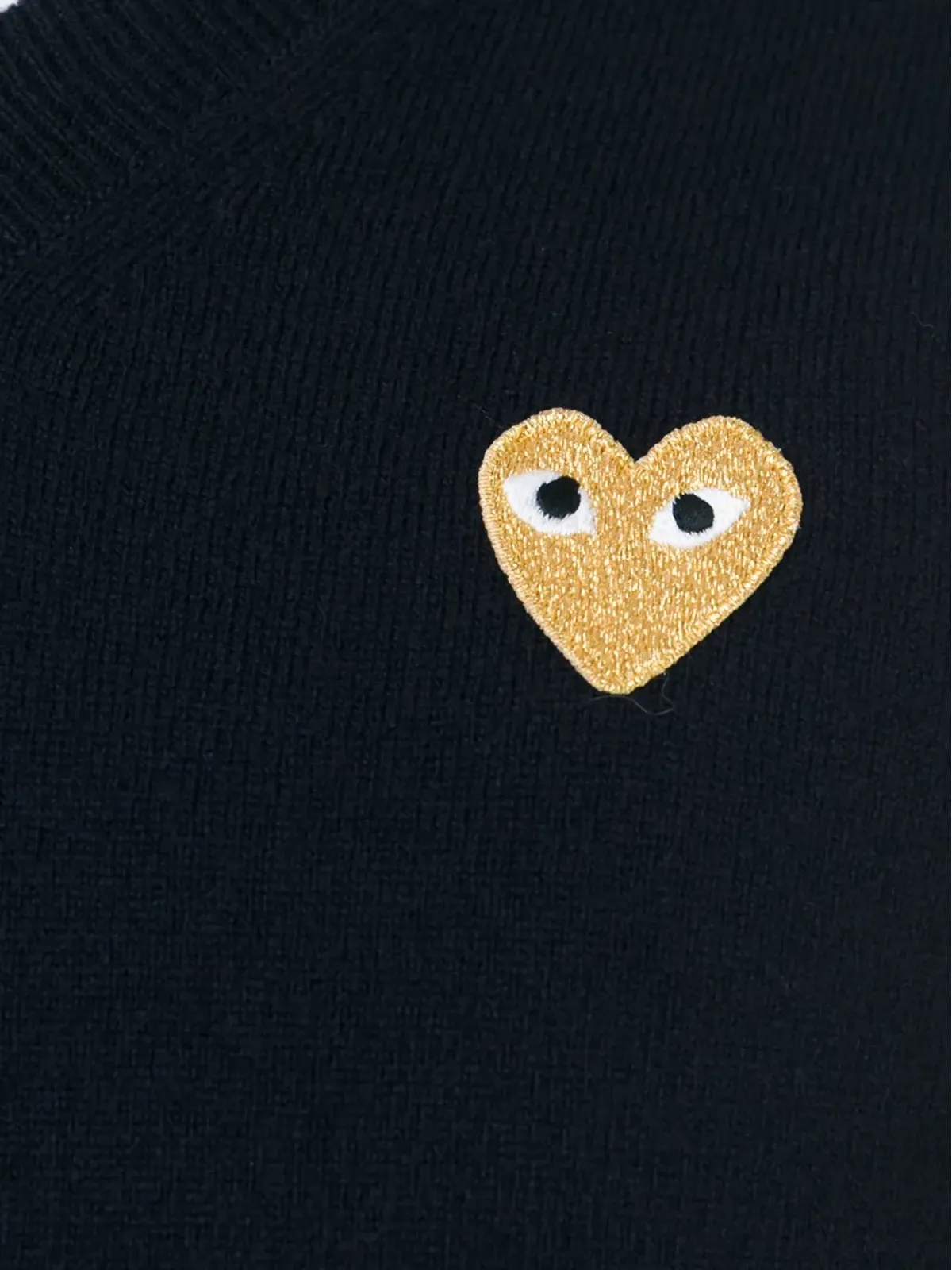 Comme Des Garçons Play 刺繍ハートセーター - 画像5
