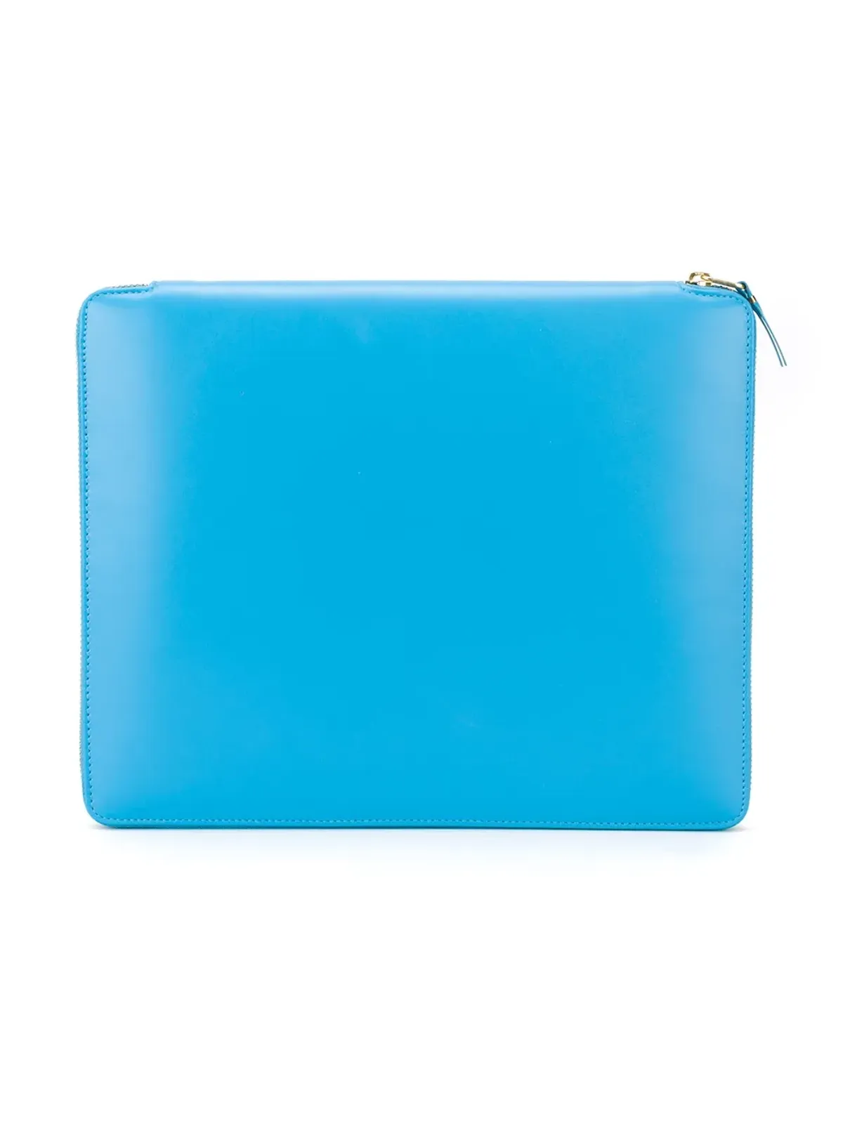 Comme Des Garçons Wallet iPadケース ジップアップ レザー ブルー - 画像3