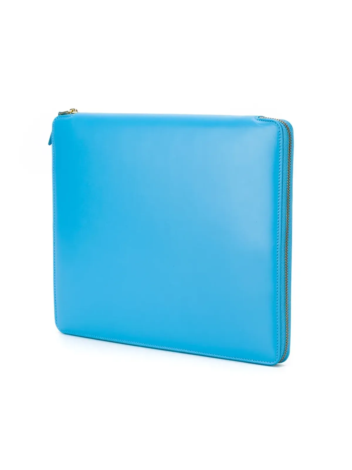 Comme Des Garçons Wallet iPadケース ジップアップ レザー ブルー - 画像4