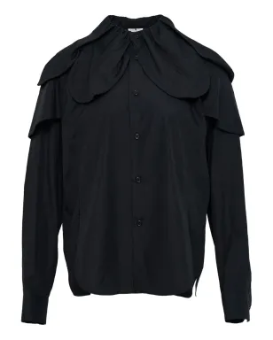 Noir Kei Ninomiya プリーツディテールシャツ - サムネイル1