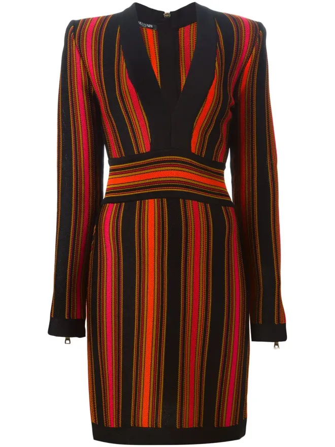 BALMAIN Balmain ストライプドレスの商品画像