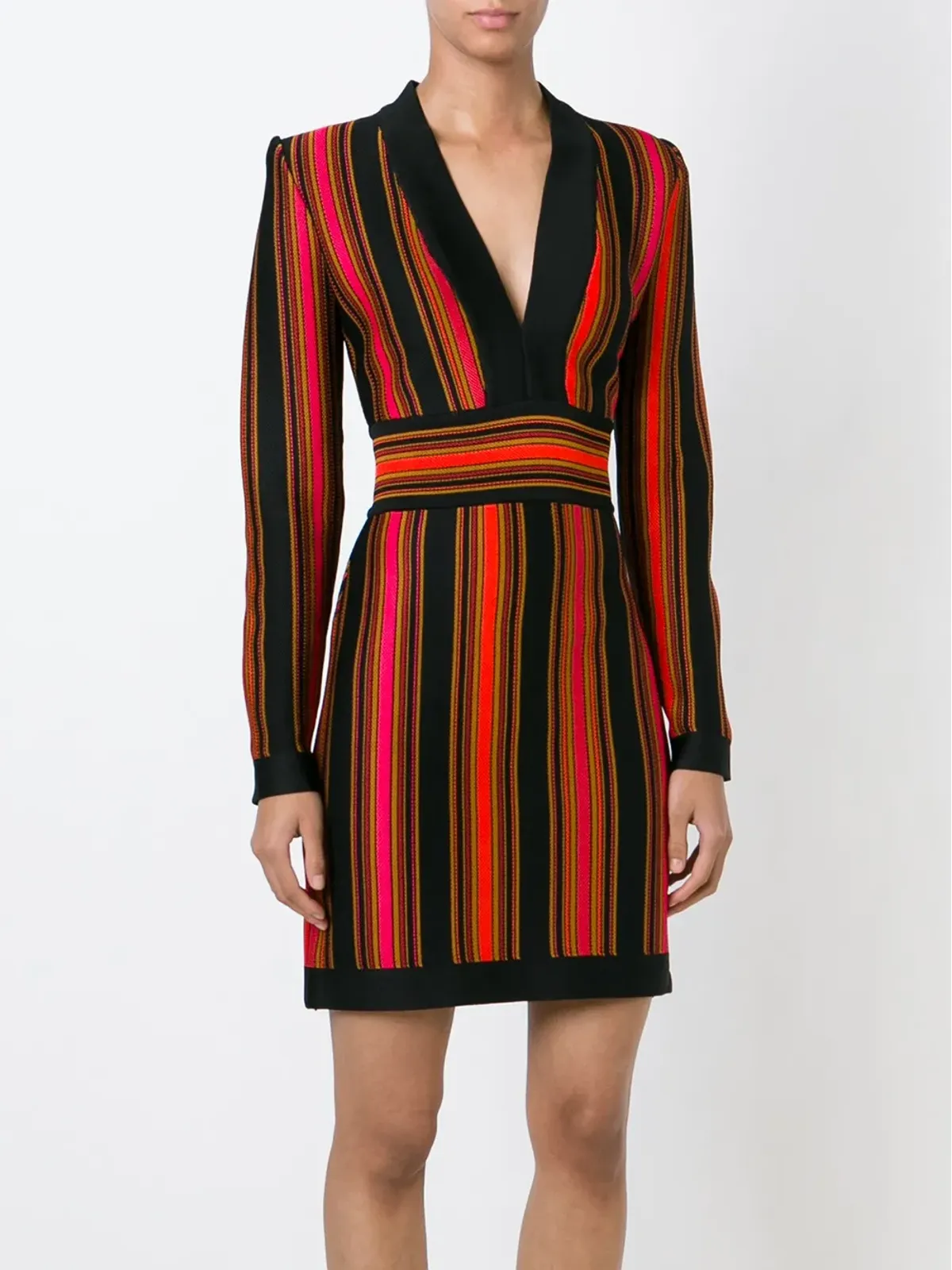 Balmain ストライプドレス - 画像3