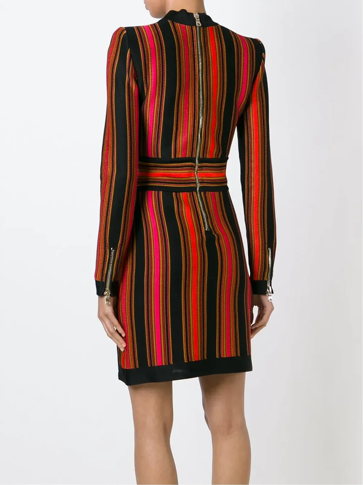 Balmain ストライプドレス - 画像4
