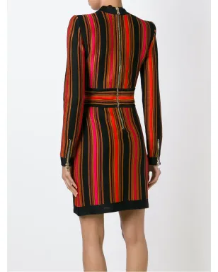 Balmain ストライプドレス - サムネイル4