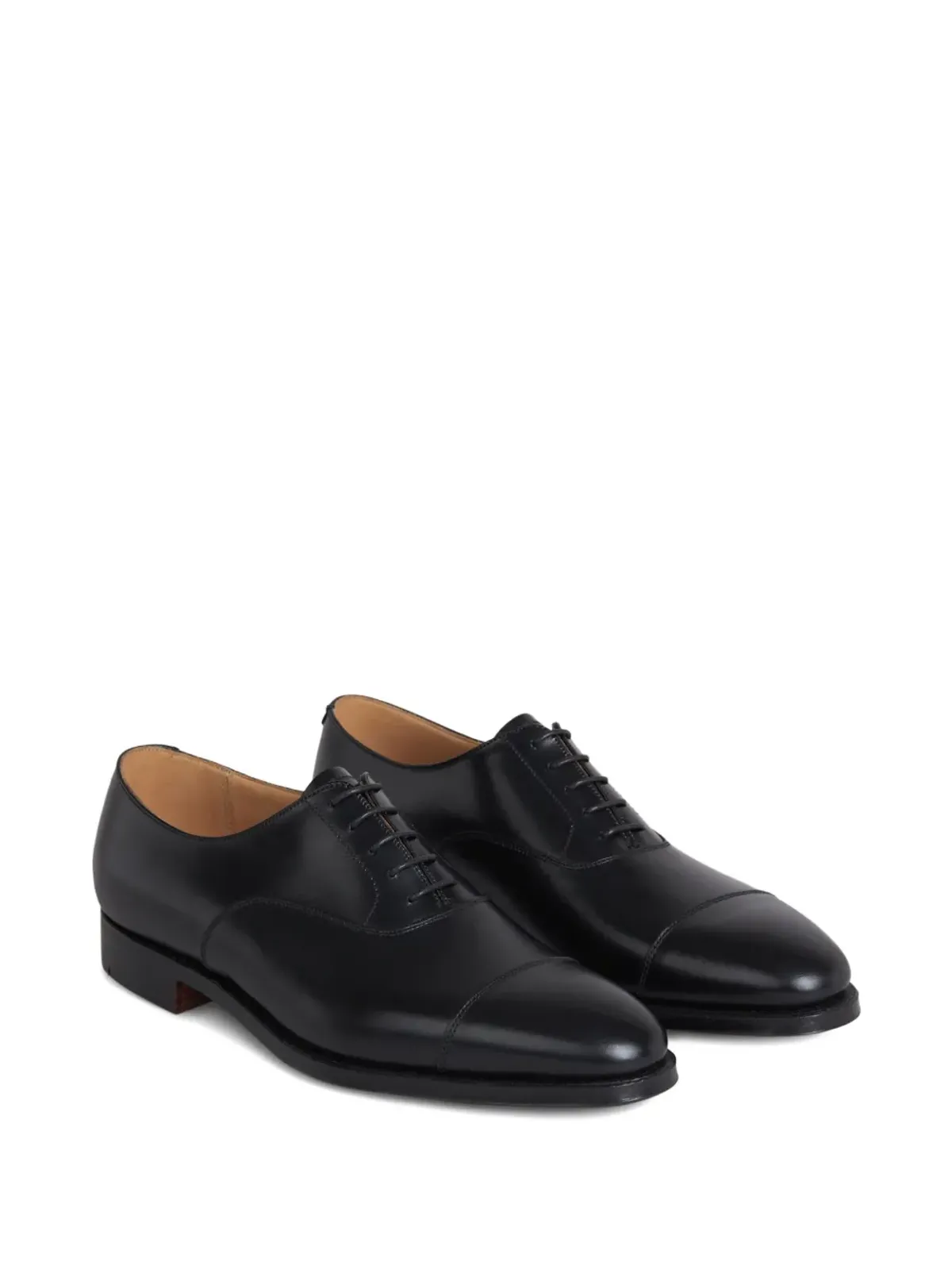 Crockett & Jones レザーオックスフォードシューズ - 画像2