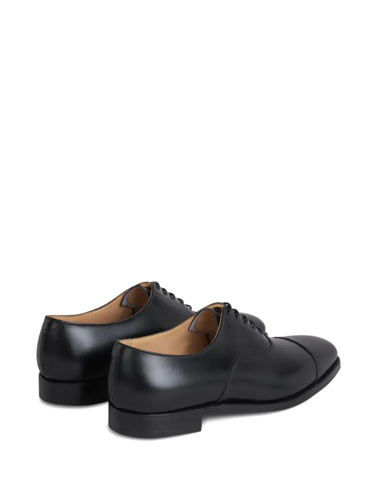 Crockett & Jones レザーオックスフォードシューズ - 画像3