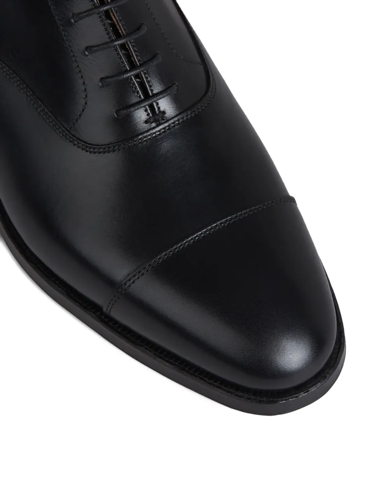 Crockett & Jones レザーオックスフォードシューズ - 画像4