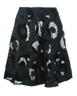 Comme Des Garçons Comme Des Garçons アップリケディテールのレーススカート - サムネイル1