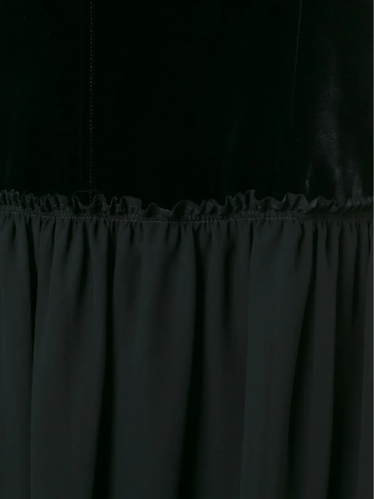 Comme Des Garçons Comme Des Garçons ベルベットトップドレス - 画像5