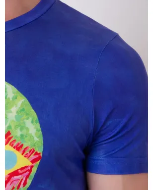 Amir Slama グラフィックプリントTシャツ - ブルー - サムネイル5