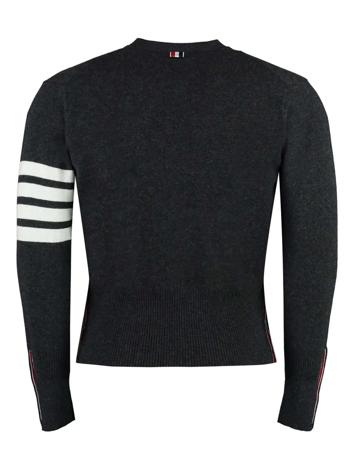 Thom Browne 4-Bar クラシックVネック カーディガン - 画像2