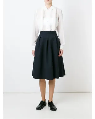 Comme Des Garçons フェイクファー・トリム シアーシャツ - サムネイル2