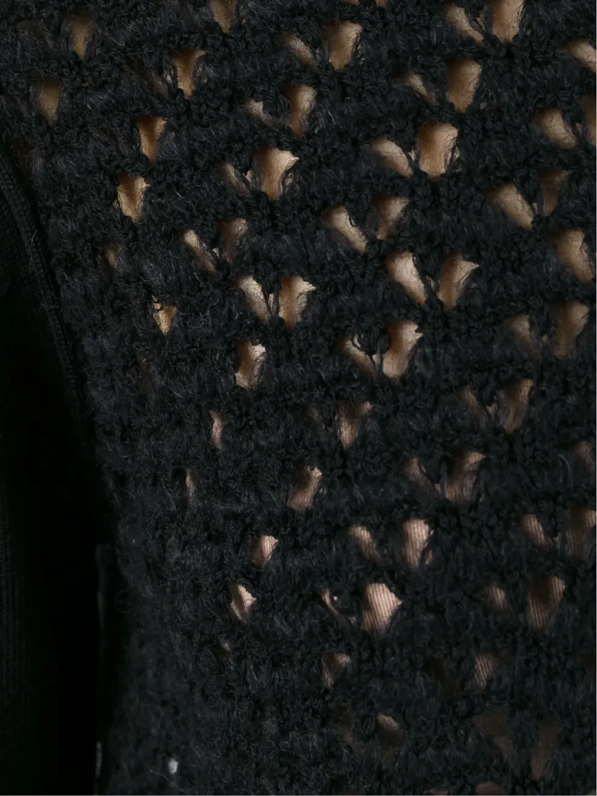 Comme Des Garçons ルーズニットセーター ブラック - 画像5