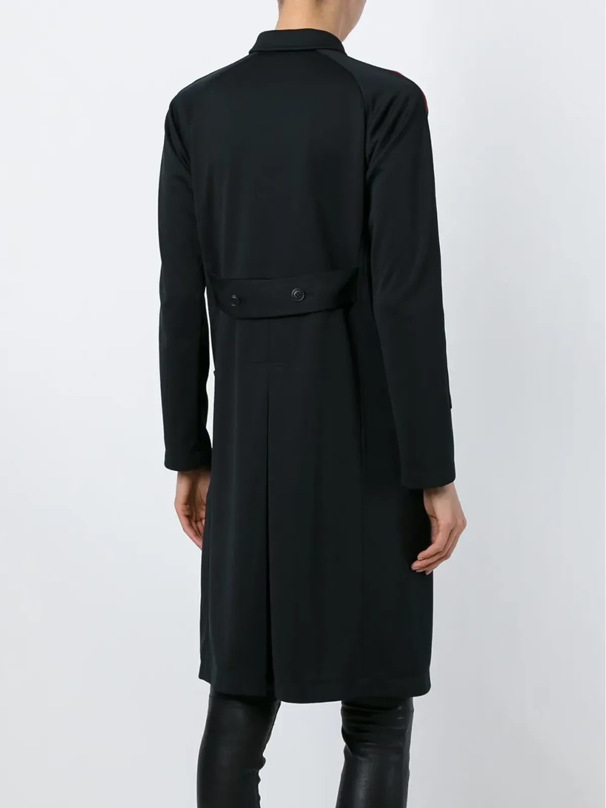 Comme Des Garçons Comme Des Garçons ロングライン ジャージー オーバーコート - 画像4