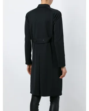 Comme Des Garçons Comme Des Garçons ロングライン ジャージー オーバーコート - サムネイル4