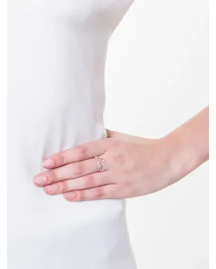 Rosa de la Cruz ダイヤモンド ラブ リング - ゴールド - サムネイル2