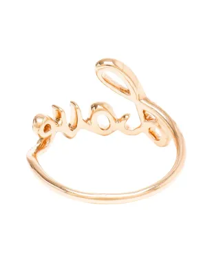 Rosa de la Cruz ダイヤモンド ラブ リング - ゴールド - サムネイル4