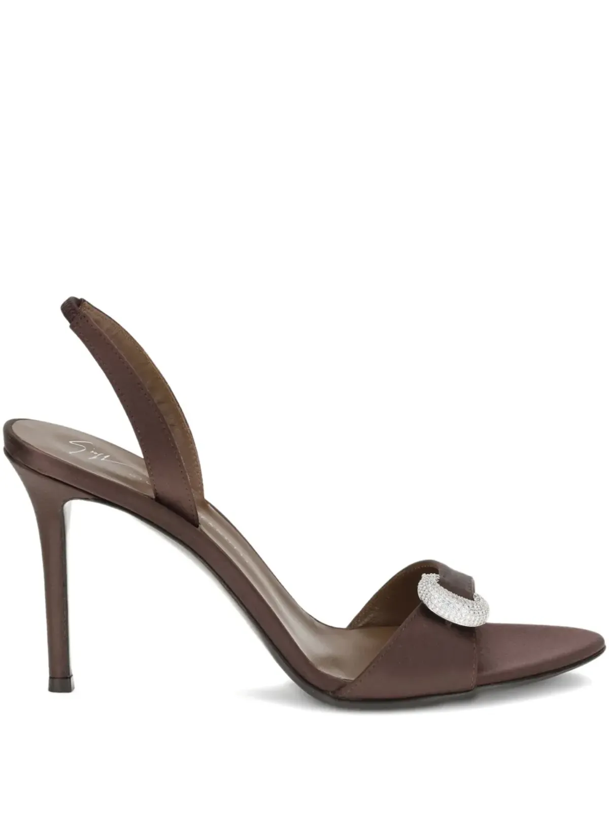 Giuseppe Zanotti バックルディテール サンダル - ブラウン - 画像1