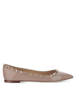 Valentino Garavani Rockstud パテントレザー バレエフラット - サムネイル1