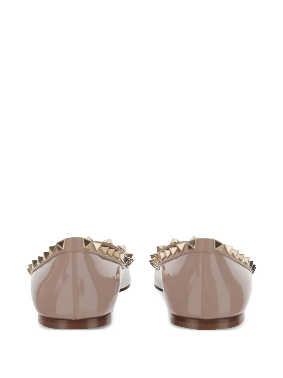 Valentino Garavani Rockstud パテントレザー バレエフラット - 画像3