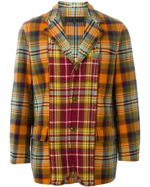 Comme Des Garçons Pre-Owned ビンテージ タータンブレザー - オレンジ - サムネイル5