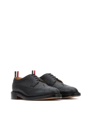Thom Browne ペブルドレザー ロングウィング ブローグス - サムネイル2