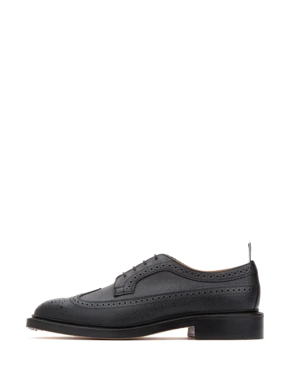 Thom Browne ペブルドレザー ロングウィング ブローグス - 画像3