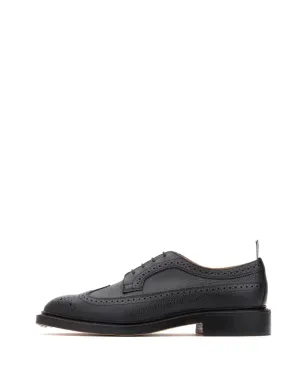 Thom Browne ペブルドレザー ロングウィング ブローグス - サムネイル3