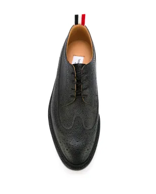Thom Browne ペブルドレザー ロングウィング ブローグス - サムネイル4