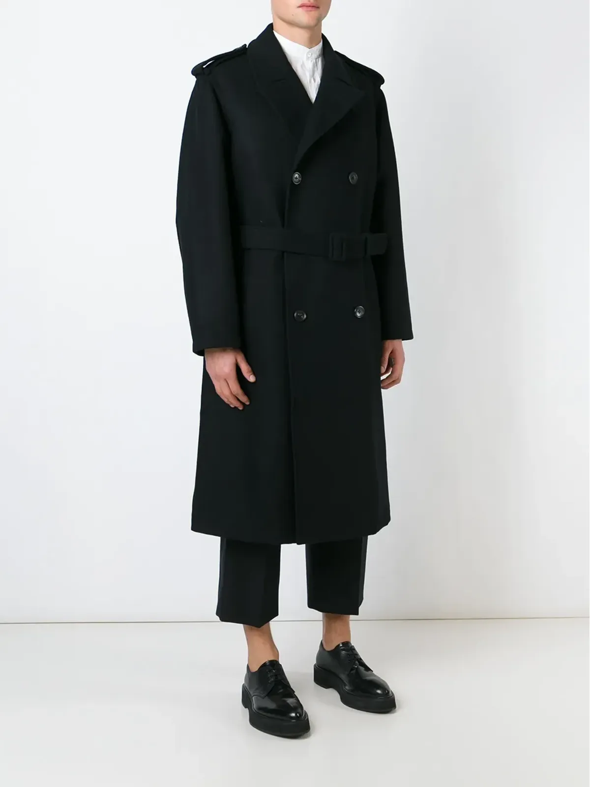 Yohji Yamamoto Pre-Owned トレンチコート - 画像3