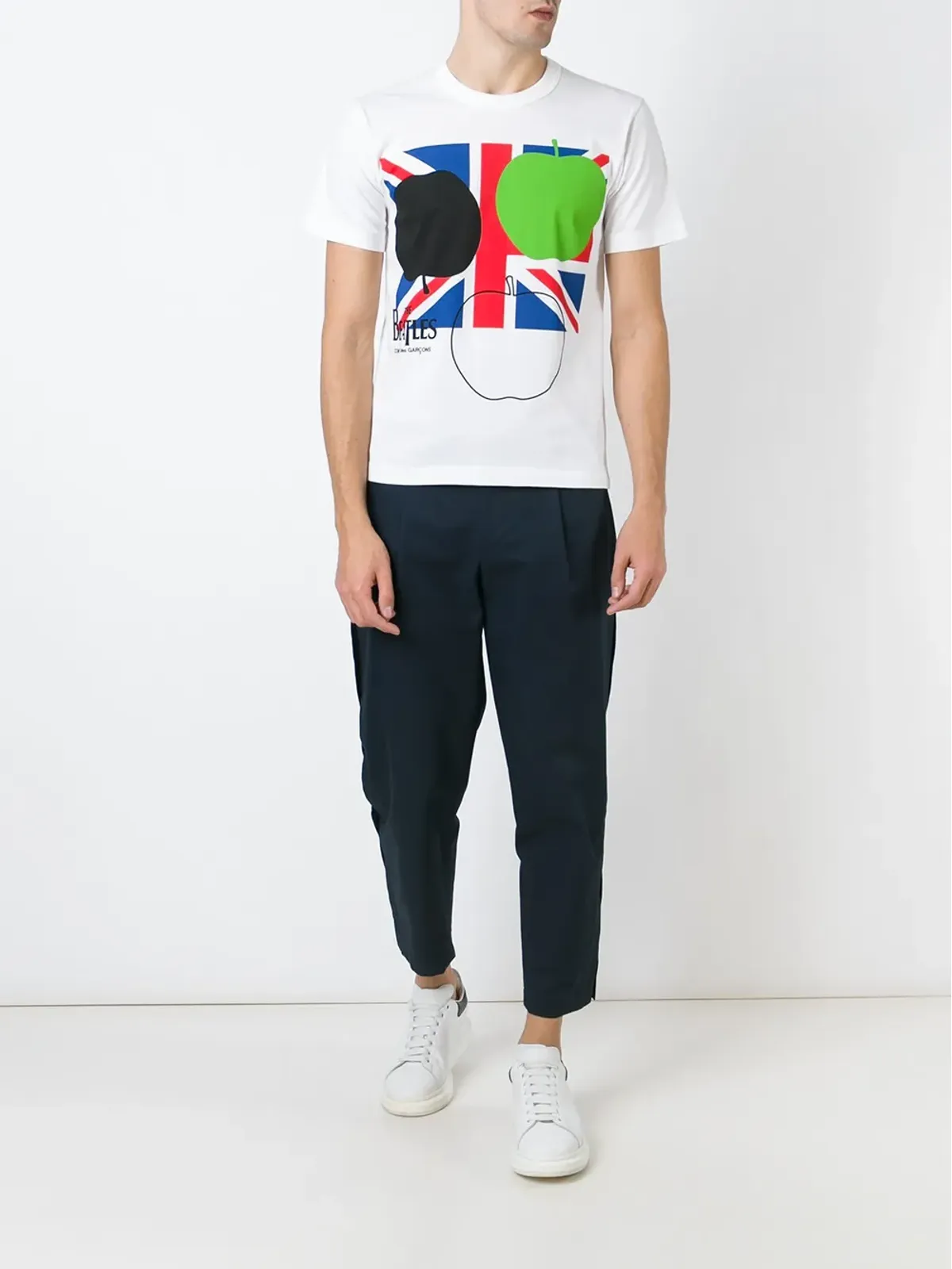 Comme Des Garçons ユニオンジャック プリント Tシャツ - 画像2