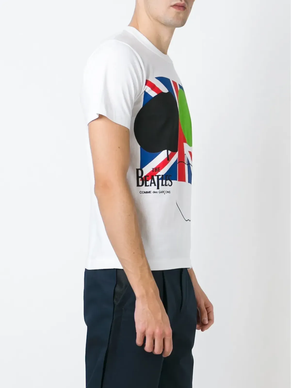 Comme Des Garçons ユニオンジャック プリント Tシャツ - 画像3