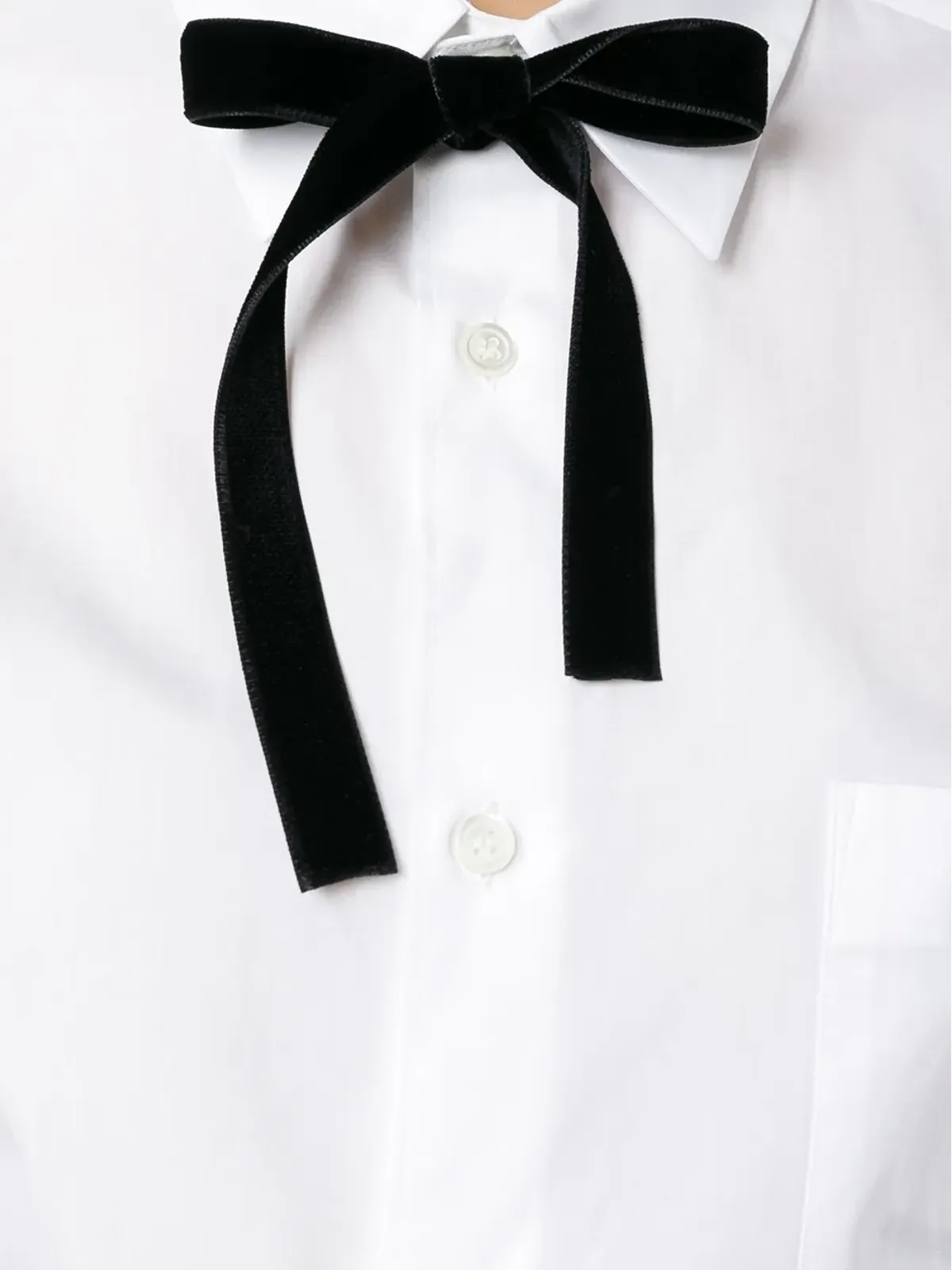 Comme Des Garçons Girl ボウタイシャツ - White - 画像5