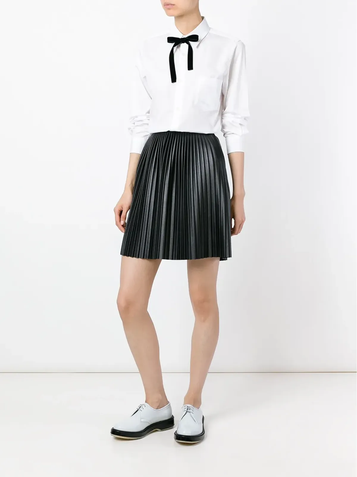 Comme Des Garçons Girl ボウタイシャツ - White - 画像2