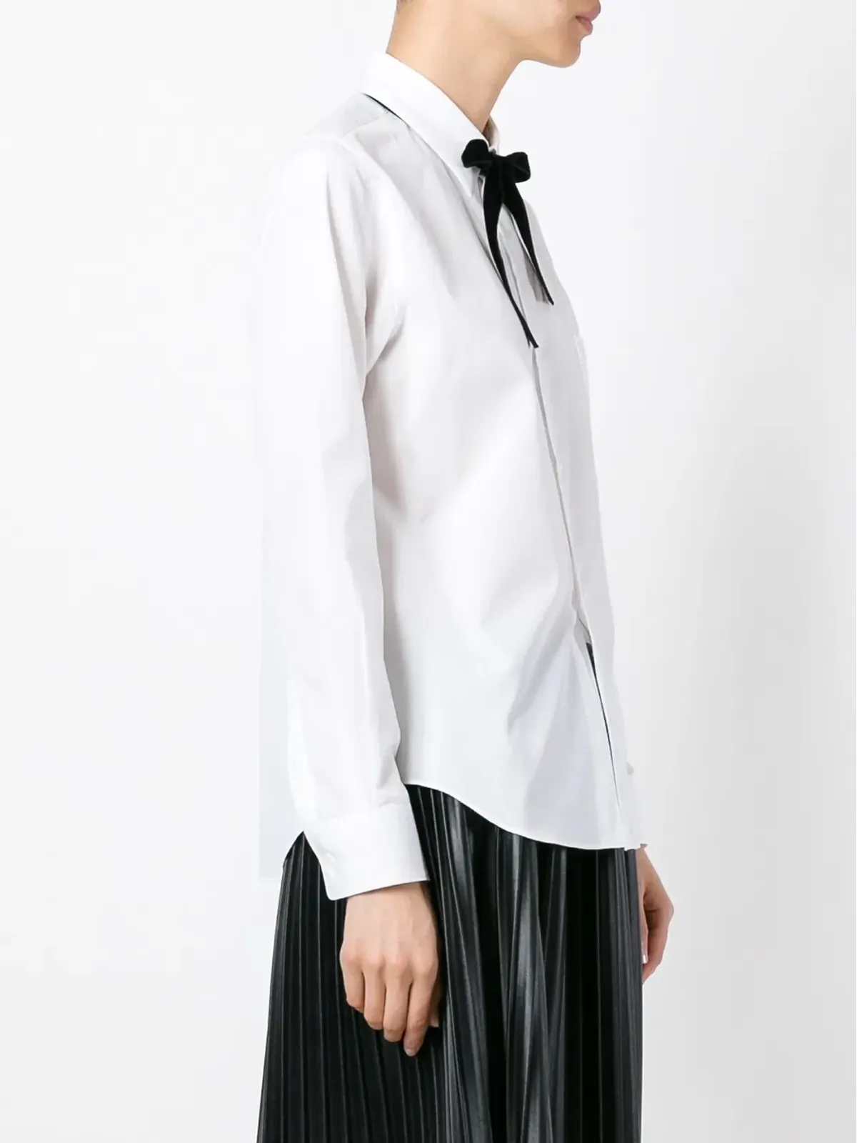 Comme Des Garçons Girl ボウタイシャツ - White - 画像3
