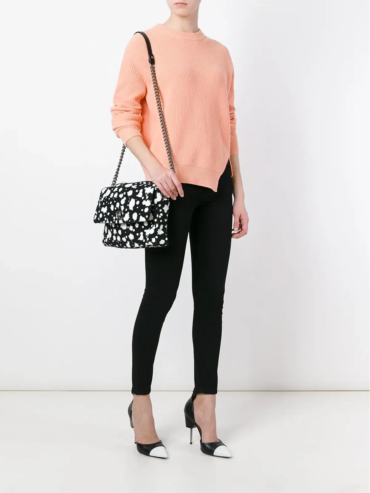 CHANEL Pre-Owned ペイントスプラッター ショルダーバッグ - 画像2