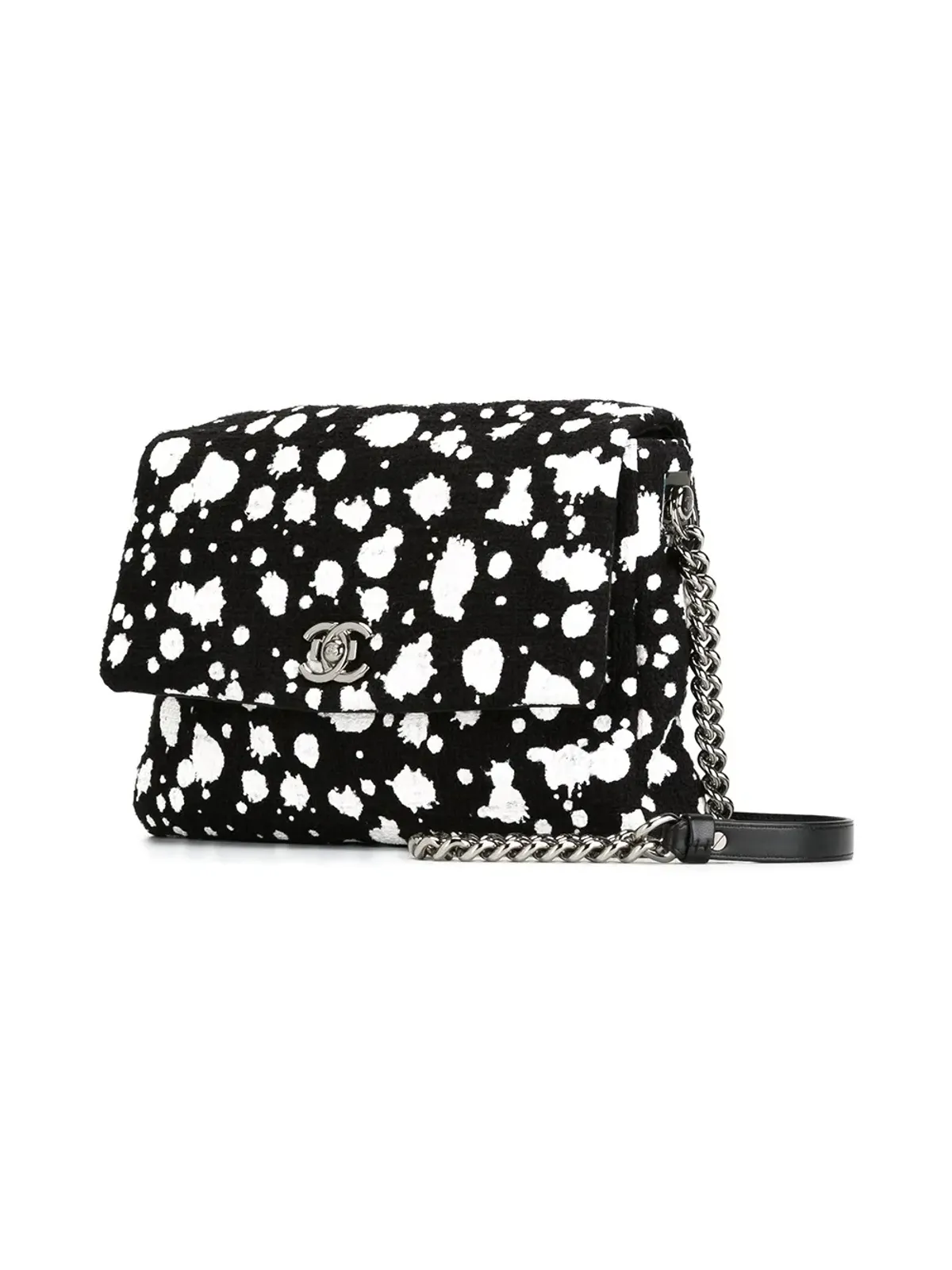 CHANEL Pre-Owned ペイントスプラッター ショルダーバッグ - 画像4