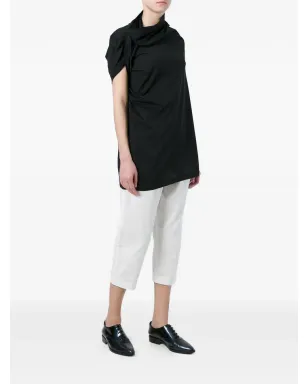 Junya Watanabe アシンメトリック カウルネック Tシャツ - サムネイル2