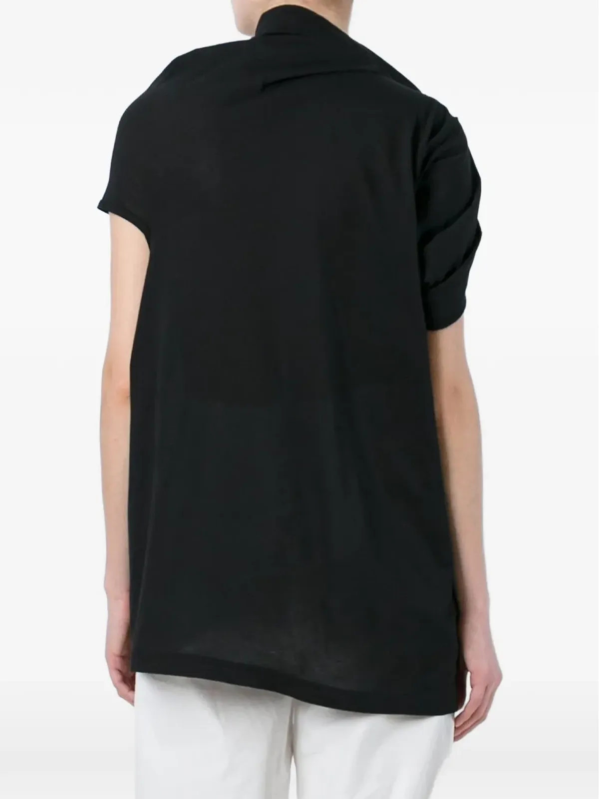 Junya Watanabe アシンメトリック カウルネック Tシャツ - 画像4