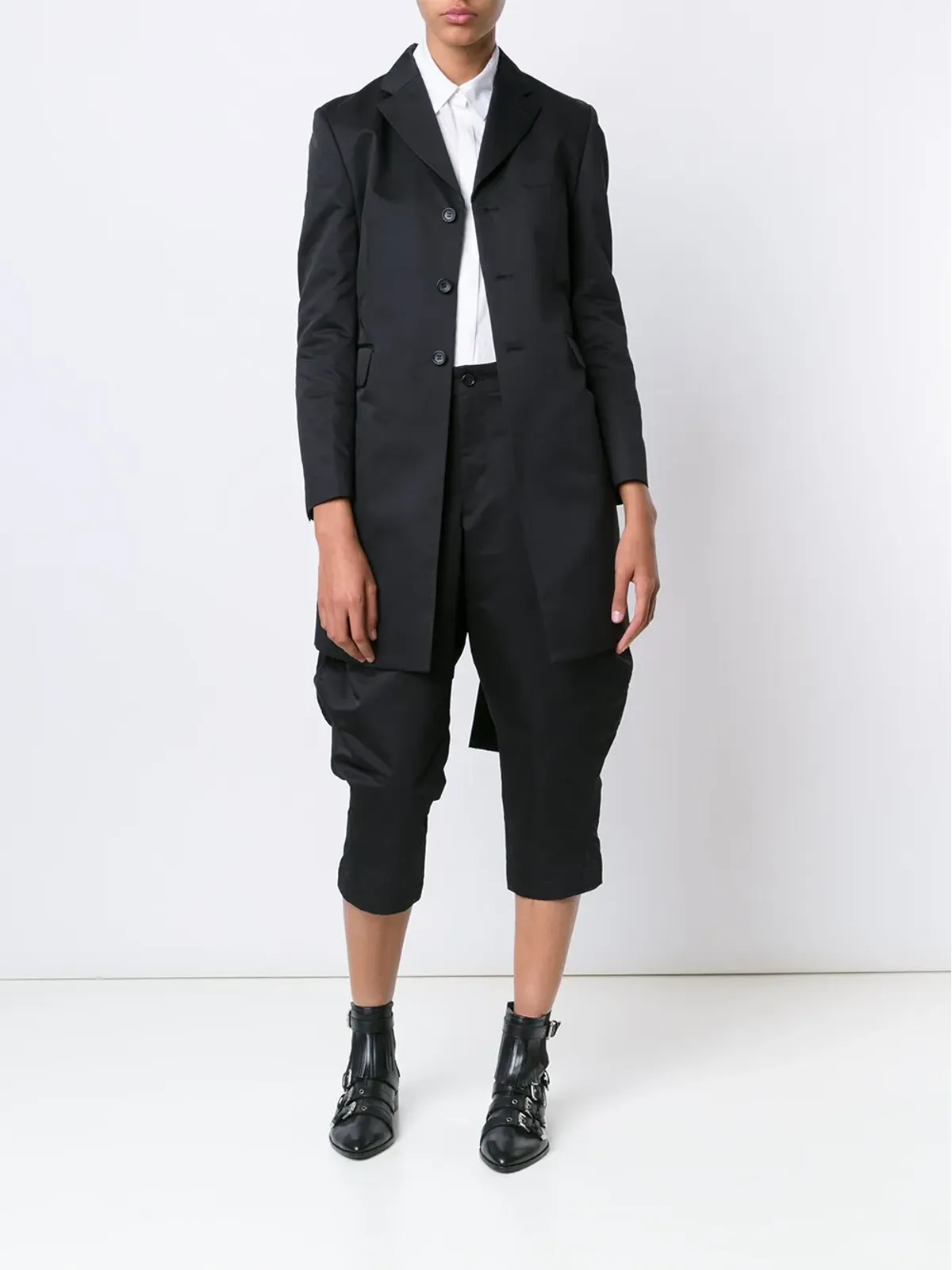 Comme Des Garçons リボンディテール ロングブレザー - 画像2