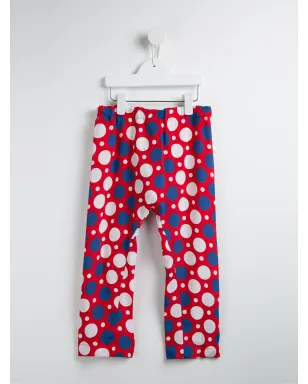 Marni Kids ドット柄パンツ - レッド - サムネイル2