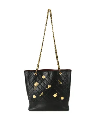 CHANEL Pre-Owned メタリックアイコンチャーム トート - サムネイル3